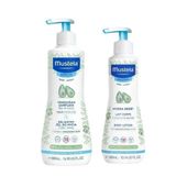Mustela 500 + 300 ml Saç ve Vücut Bebek Bakım Seti