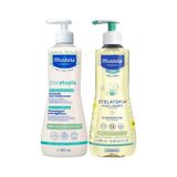 Mustela 500 ml Stelatopia Şampuan+ Mustela 500 ml Stelatopia Temizleme Yağı