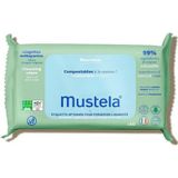 Mustela 60 Yaprak Kompost Edilebilir Islak Mendil