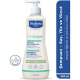 Mustela %98 Doğal İçerikli Stelatopia Çok Kuru Atopik Cilt Nemlendirici Şampuan Yüz Vücut Saç 500ml