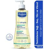 Mustela %98 Doğal İçerikli Stelatopia Çok Kuru Atopik Cilt Nemlendirici Temizleme Duş Yağı 500ml