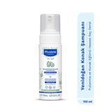 Mustela %99 Doğal Içerikli Konak Önleyici Yenidoğan Bebek Köpük Göz Yakmayan Şampuan 150 ml