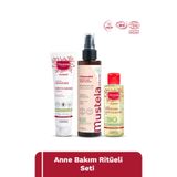 Mustela Anne Bakım Seti Çatlak Önleyici Krem 150 ml, Çatlak Önleyici Yağ 105 ml ve Bakım Losyonu 200 ml