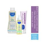 Mustela Avokado Özlü Gentle Shampoo 500 Ml + Mustela Baby Massage Oil Nemlendirici Ve Bebek Yağı 100 Ml + Mustela Vitamin Barrier 1.2.3 Pi