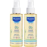Mustela Baby Oil Masaj Yağı 100 ml 2 Adet Şeffaf Özellikli Doğal İçeriklerle Bebeğiniz İçin Güvenli