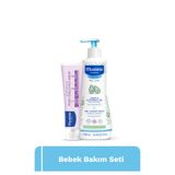Mustela Bebek Bakım Seti Organik Avokadolu Yenidoğan Şampuanı 500 ml ve Pişik Önleyici Krem 100 ml