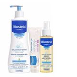 Mustela Bebek Günlük Seti (Şampuan Pişik Krem Masaj Yağı)