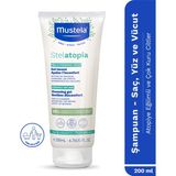 Mustela Bebek Şampuanı 200 ml - Çok Kuru Ciltler İçin Nemlendirici ve Rahatlatıcı, Doğal Bitkisel Özler ile Dermatolojik Olarak Test Edilmiştir.