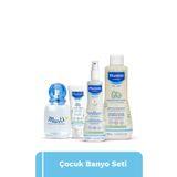 Mustela Çocuk Banyo Seti- Papatya Özlü Şampuanı, Saç Spreyi, Yüz Kremi, Alkolsüz Musti Parfüm Bebek Çocuk