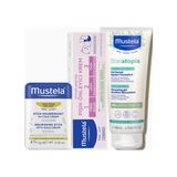 Mustela Doğal Içerikli Günlük Bebek Bakım Seti Yenidoğan Şampuan 200 Ml, Pişik Önleyici Krem 50ML, Besleyici Stick 9.2 gr