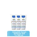 Mustela Dolaşıklık Karşıtı Kolay Tarama Sağlayan Besleyici Şampuan 200 ml 3'lü Set