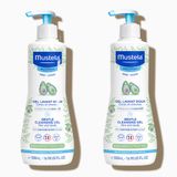 Mustela Gentle Cleansing 2x500 ml Saç ve Vücut Bebek Şampuanı