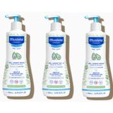 Mustela Gentle Cleansing 3x500 ml Saç ve Vücut Bebek Şampuanı