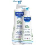 Mustela Gentle Cleansing Gel 500Ml + Hydra Bebe Losyon 300Ml | Boy Set