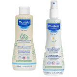 Mustela Gentle Göz Yakmayan Bebek Şampuanı 500 ml - Canlandırıcı ve Şekillendirici Sprey 200 ml