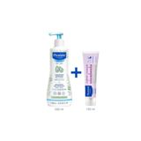 Mustela Gentle Yenidoğan Şampuanı 500 ml & Vitamin Barrier Pişik Kremi 100 ml