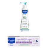 Mustela Hydra Bebe Günlük Kullanıma Uygun Vücut Losyonu 300ml - Vitamin Barrier 1-2-3 Cream 50ml