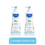Mustela Organik Avokado Içeren Yenidoğan Bebek Göz Yakmayan Şampuanı Saç, Vücut 500 ml X2