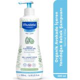 Mustela Organik Avokado İçeren Yenidoğan Bebek Göz Yakmayan Şampuanı Saç Vücut 500Ml