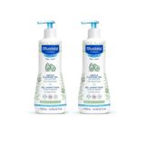 Mustela Organik Avokado İçeren Yenidoğan Bebek Şampuanı, Saç ve Vücut, 500 ml x2