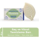 Mustela Organik Avokado Yağı İçeren Katı Şampuan Saç Yüz Vücut 75 gr