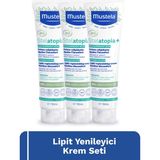 Mustela Organik Sertifikalı Stelatopia+ Çok Kuru ve Atopik Ciltler İçin Nemlendirici Krem 3’lü Set 150 ml x 3