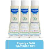 Mustela Papatya Özlü Bebek ve Çocuk Şampuanı 3’lü Set 200 ml x 3 Göz Yakmayan Formül ile Hassas Ciltlere Uygun
