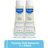 Mustela Papatya Özlü Göz Yakmayan Kolay Tarama Sağlayan Bebek ve Çocuk Şampuanı 2’li Set 200 ml x 2