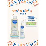 Mustela Papatya Özlü Şampuan 500ml + Vücut Spreyi 200ml + Faber-Castell 4'lü Oyun Hamuru Hediye