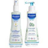 Mustela Papatya Suyu ile Canlandırıcı ve Şekillendirici Sprey 200 ml - Hydra Bebe Vücut Losyonu 300ml