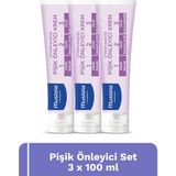 Mustela Pişik Önleyici Doğal Kökenli Cilt Rahatlatıcı Özellikli Bakım Kremi 3’lü Set 100 ml x 3