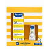 Mustela Set - Güneş Losyonu Spf50+ 100 Ml + Mustela Hydra Bebe 50 Ml