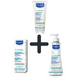 Mustela Stelatopia Bakım Seti: Lipid Replenishing Cream 300 ml +Emollient Face Cream Yüz Kremi 40 Ml+Cleansing Gel 200 ml Çanta Hediyeli - 3504105033620