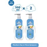 Mustela Uni Baby Yenidoğan Saç ve Vücut Şampuanı 500 ml x 2 Adet - Açık Gri - 1 Yaş