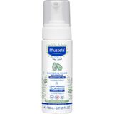 Mustela Yeni Doğanlar için Göz Yakmayan Konak Önleyici Köpük Şampuan - Hassas Ciltler için Doğal İçerik, 150 ml