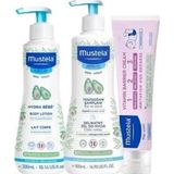Mustela Yenidoğan Bebek Bakım Seti (Yenidoğan Şamp. 500ml+Hydra Bebe Losyon 300ml+ Pişik Kremi 50ml)