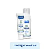 Mustela Yenidoğan Konak Seti- Konak Önleyici Yenidoğan Köpük Şampuanı 150 ml Saç Pullanma Karşıtı Krem 40 ml