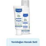 Mustela Yenidoğan Konak Seti-Konak Önleyici Yenidoğan Köpük Şampuanı 150ml Saç Pullanma Karşıtı Krem 40ml - Renkli