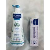 Mustela Yenidoğan Şampuan 500 ml + Pişik Kremi 50 ml Göz Yakmayan Formül ile Doğal Bakım
