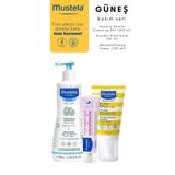Mustela Yenidoğan Şampuanı 500 ml + Güneş Koruyucu Spf 50+ 100 ml + Pişik Kremi 50 ml SS20200612010