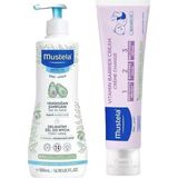 Mustela Yenidoğan Şampuanı 500 Ml + Mustela Vitamin Bariyer 1.2.3 Pişik Kremi 100 Ml