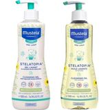 Mustela,Kuru Ve Cok Kuru Ciltler Icin Bakim Seti Stelatopia Nemledirici Krem - Yag Orijinal Boy Set
