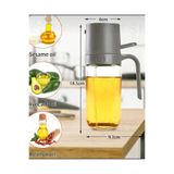 musting Yemek yağı için yağ püskürtücü 250 ml yağ püskürtme şişesi cam zeytinyağı spreyi