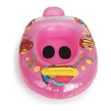 Mustran Bebek Deniz Simidi Deniz ve Havuz Kullanımına Uygun | 10 × 7 cm Bacak Geçişi - Pembe