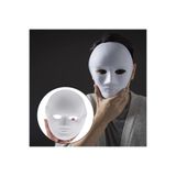 Mustran Beyaz Boyanabilir Anonim Tam Yüz Cosplay Maske, Tek Ebat, SMR-E120, Çok Renkli, Üniseks