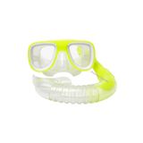 Mustran Çocuk Şnorkel Maske Küçük Model 2'li Set Maske Şnorkel Deniz Havuz Dalış Maskesi, Tek Ebat, Avnmustranbasicsnorkel, Sarı