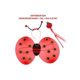Mustran Çocuk Uğur Böceği Kostüm Seti, Standart, F013avnmustran, Çok Renkli