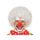 Mustran Kıvırcık Afro Bonus Peruk ve Burun Seti, Tek Ebat, SMR-D019-D268avnmustran, Beyaz