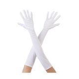Mustran Kumaş Parti Eldiveni 40 cm, Tek Ebat, avnmustranSMR-E145-G076, Beyaz, üniseks-yetişkin