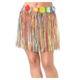 Mustran Püsküllü Hawaii Hula Etek, Tek Ebat, SMR-E028avnmustran, Rengarenk